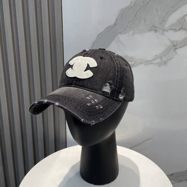Chanel's New Washed Denim Baseball Cap Hot Technology Upgrade Washed Denim Style