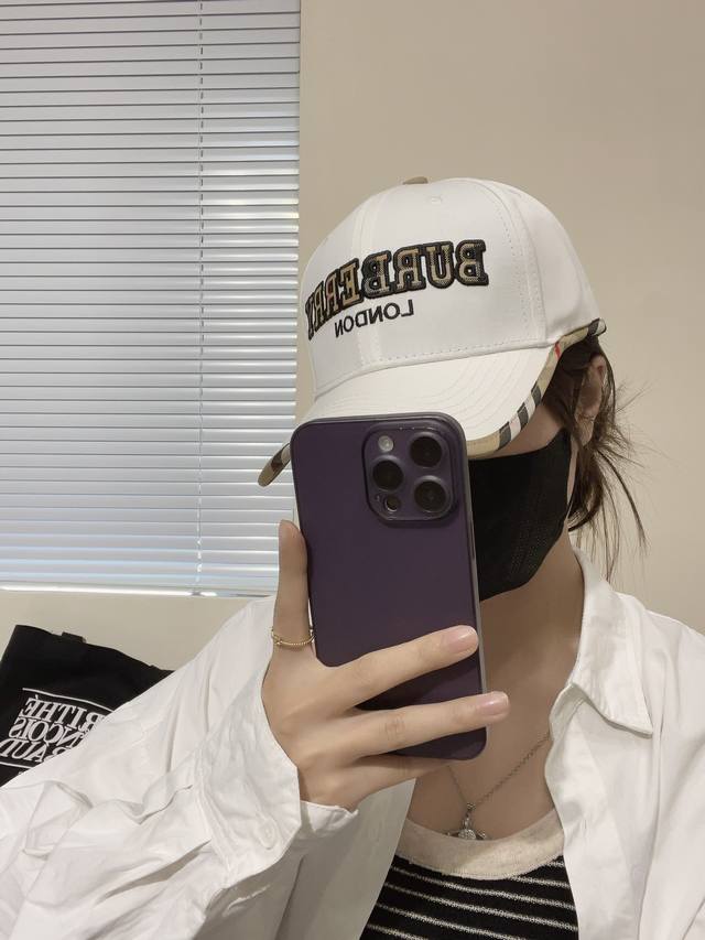 With Dust Bag Burberry Original Baseball Cap Counter Hot Sale Pure Cotton Lining