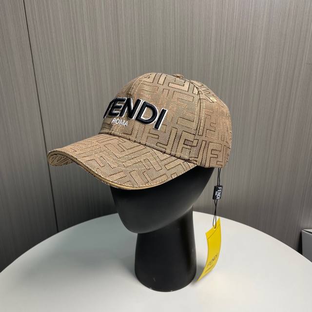 fendi Fendi Old Flower Series Baseball Cap Classic Ff Second-Hand Single Prod
