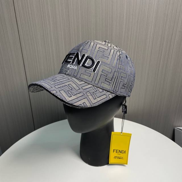 fendi Fendi Old Flower Series Baseball Cap Classic Ff Second-Hand Single Prod