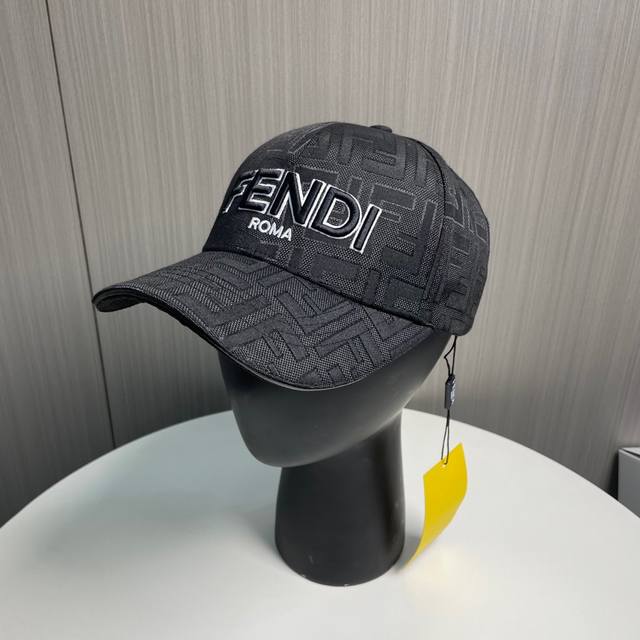 fendi Fendi Old Flower Series Baseball Cap Classic Ff Second-Hand Single Prod