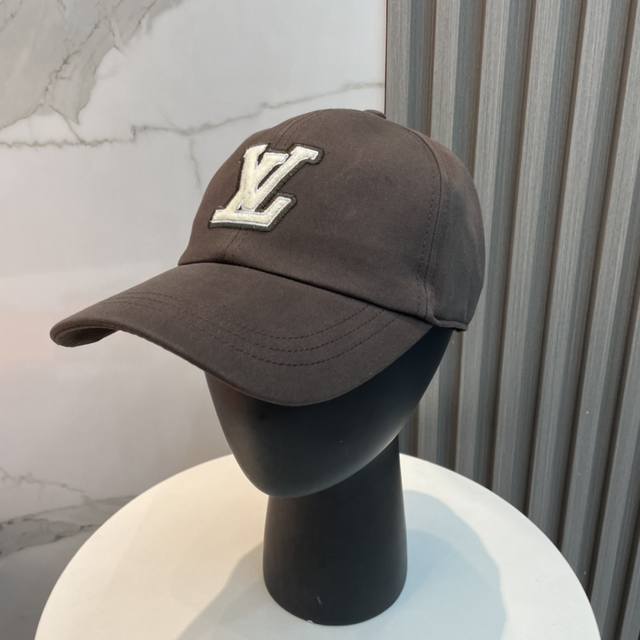 lv Louis Vuitton High Version Counter Hit Baseball Cap Re-Made High-End Atmos