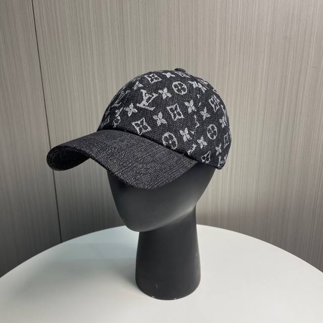 lv Louis Vuitton Original Denim Baseball Cap, Lightweight And Breathable, Per