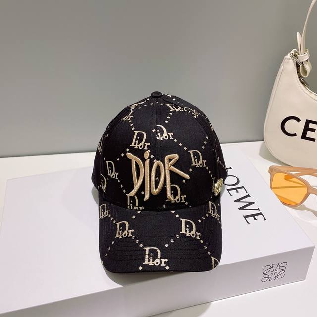 With Dust Bag New Dior Dior New Baseball Leisure Travel Essential Pure Work Prod