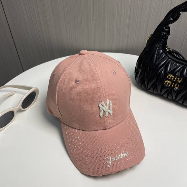 ny New York Embroidered Baseball Cap Is Simple And Elegant. 1:1 Mold Customiz