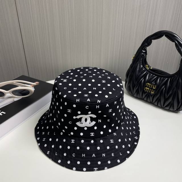 chanel Chanel New Simple Embroidered Logo Bucket Hat New Shipment Big Brand M
