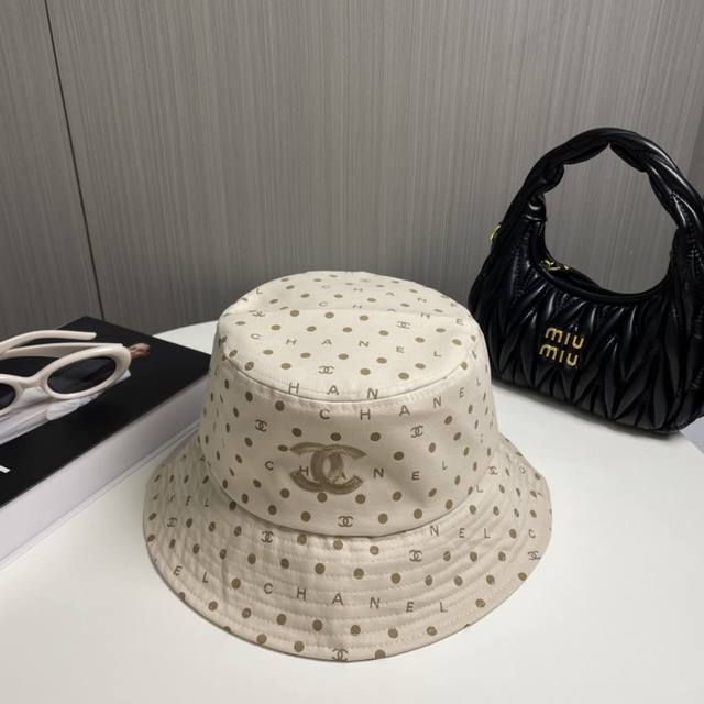 chanel Chanel New Simple Embroidered Logo Bucket Hat New Shipment Big Brand M