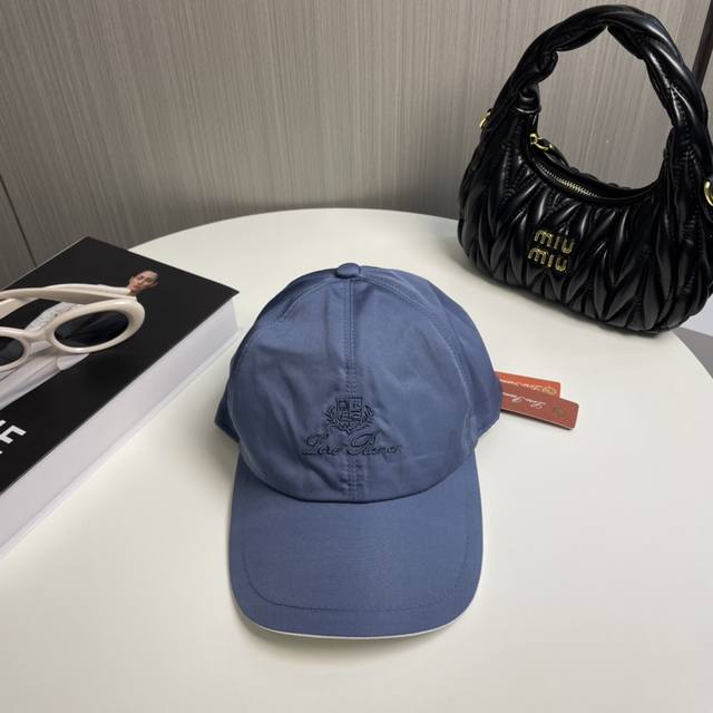loro Piana Loyo Piana Counter Wool Material New High Version Baseball Cap Big