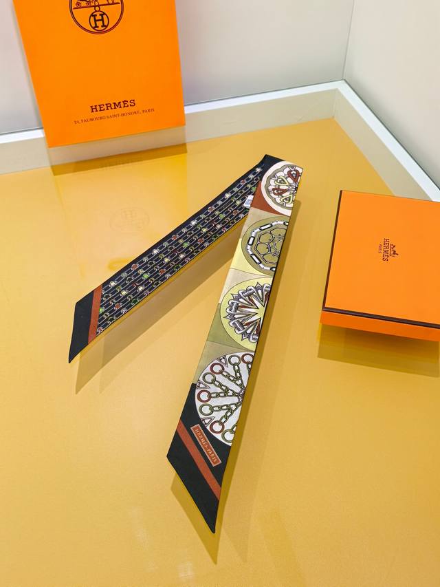 phms2519 Double-Layer Double-Sided 5X86Cm Twill Silk Hermes Kaleidoscope Effe