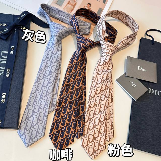 Special Dior New Tie Dior Men's Cd Tie Flower Belt Is Rare, Showing Exquisite Cr