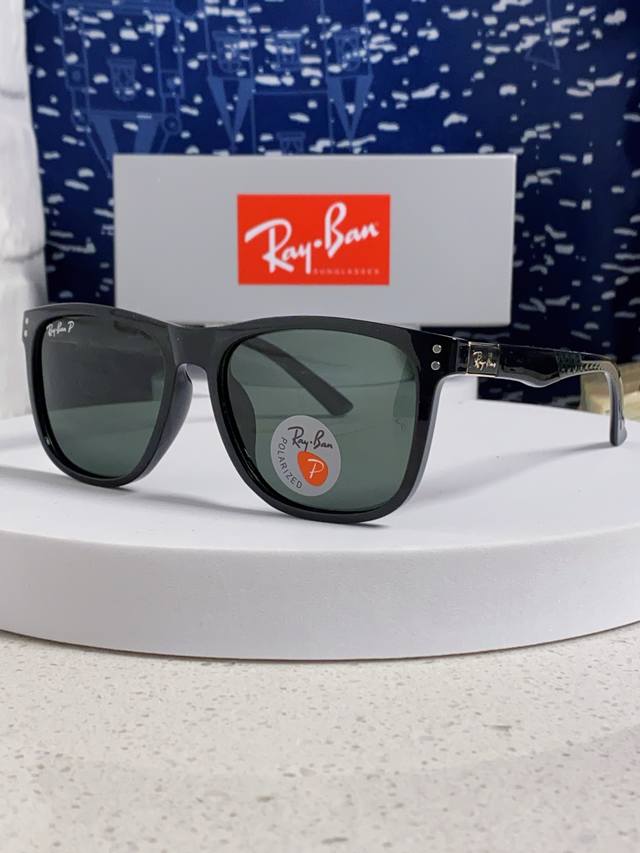 ray Ban Ray-Ban 2025 New Rectangular Unisex Sunglasses Men's Driving Polarize