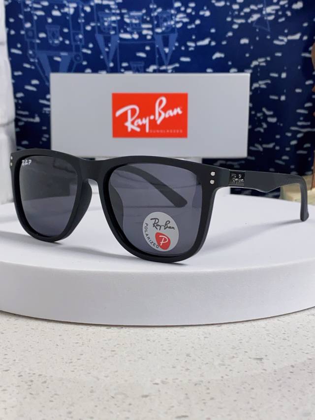 ray Ban Ray-Ban 2025 New Rectangular Unisex Sunglasses Men's Driving Polarize