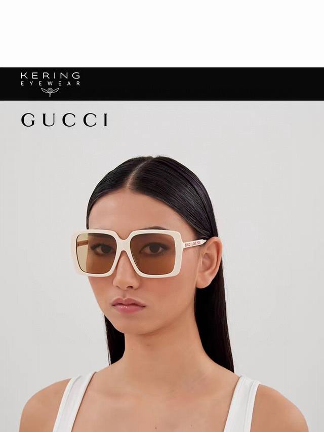 gucci 2025 New Retro Large Frame Romantic Anti-Ultraviolet Sunglasses Gg0567