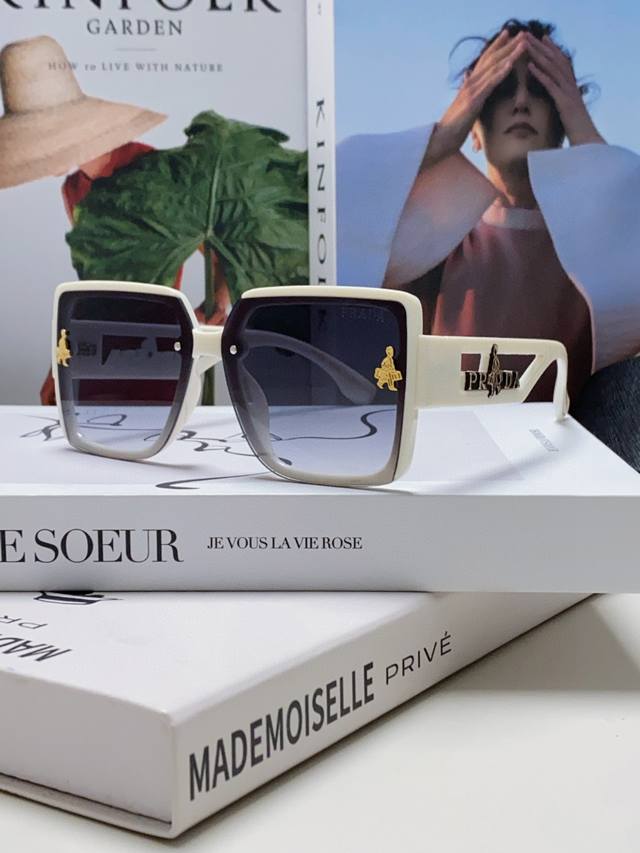prada Prada 2025 New Model Suitcase Series Sunglasses Reduce The Burden Of St