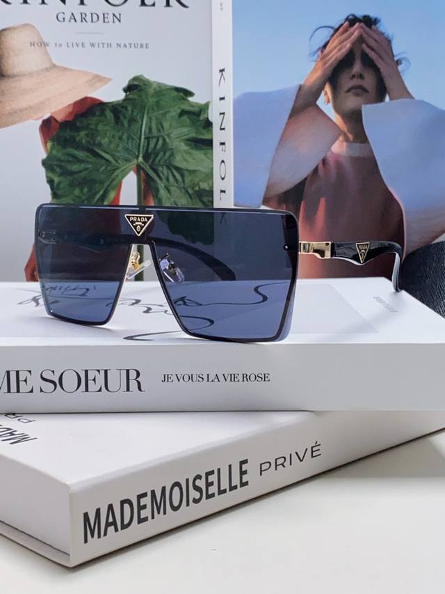 prada Prada 2025 New Large Frame Sunglasses For Men And Women Fashion Trend L
