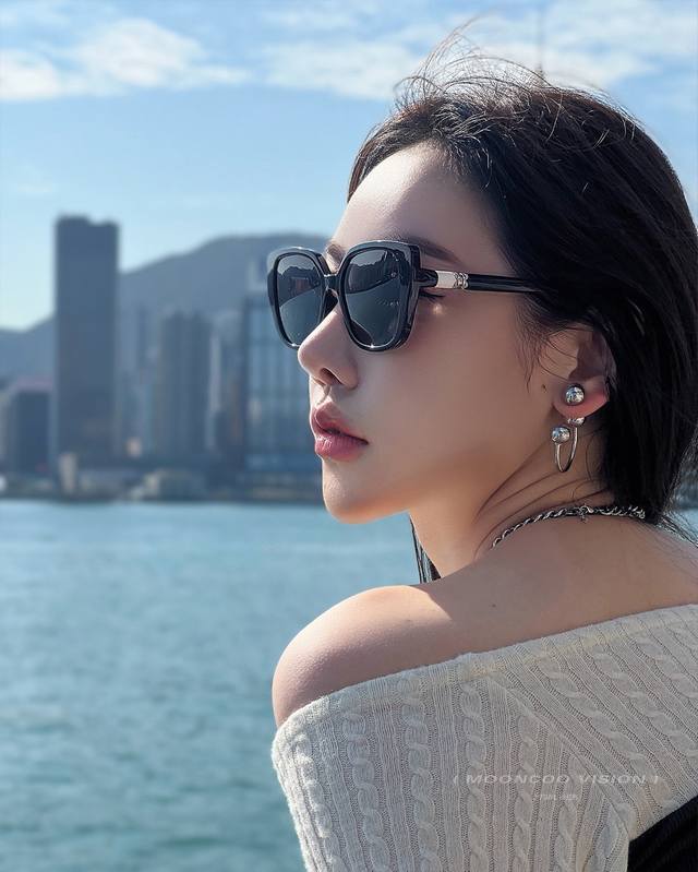 chanel Chanel 2025 New Trendy Fashion Square Frame Sunglasses Comfortable To
