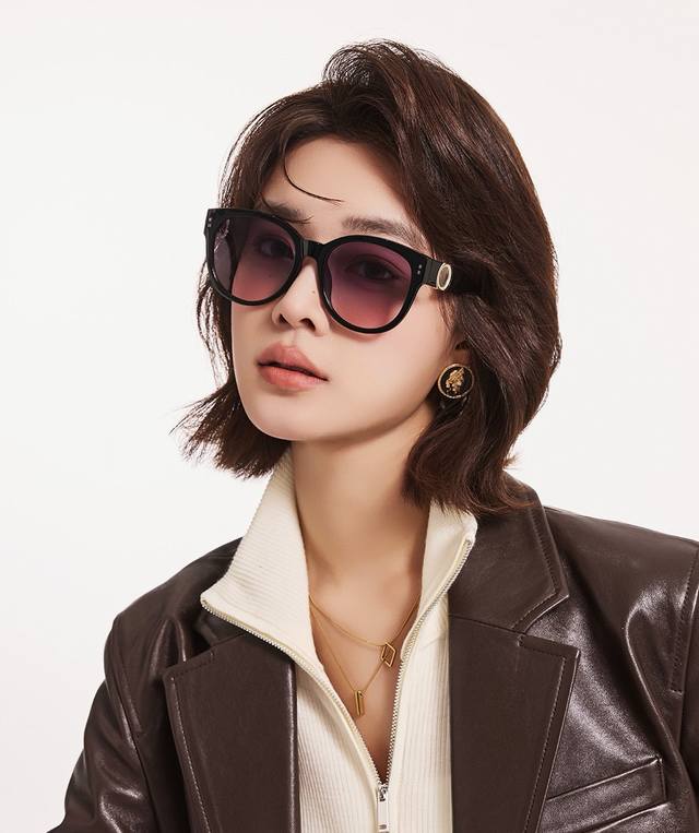 gucci 2025 Spring New Trend Hot Fashion Round Frame Polarized Sunglasses High