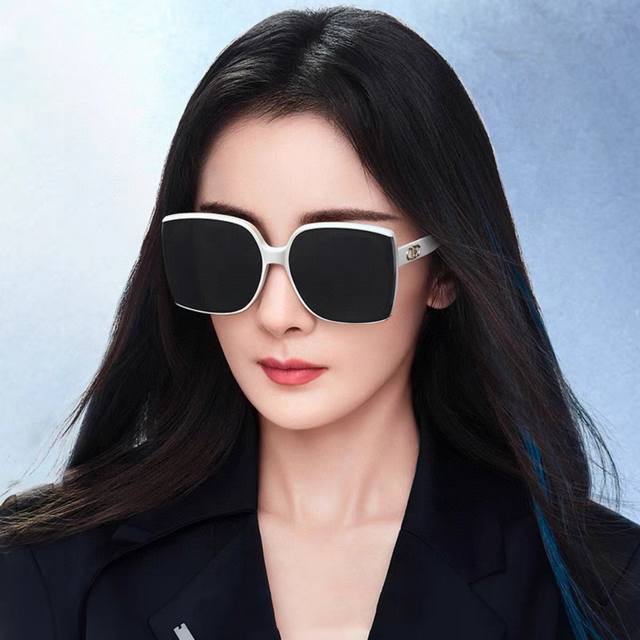 dior-Dior 2025 Spring New Trend Hot Fashion Square Frame Polarized Sunglasses