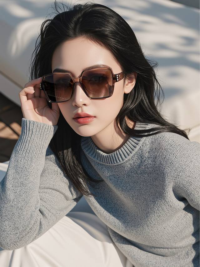 Chanel Ladies Polarized Sunglasses With Pearl Inlay And Classic Double C-Logo, P