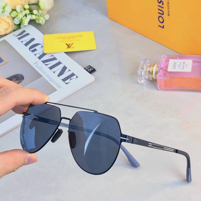 louis Vuitto* Summer New Nylon Polarized Sunglasses For Men European And Amer