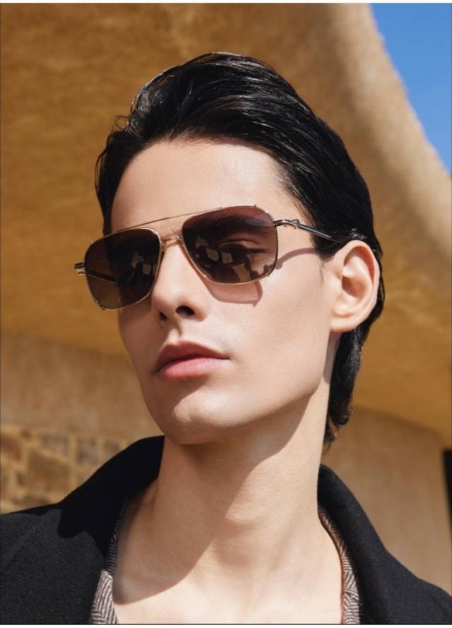 gucc* High-End Polarized Sunglasses For Men And Women, Double-Beam Frog-Eye G