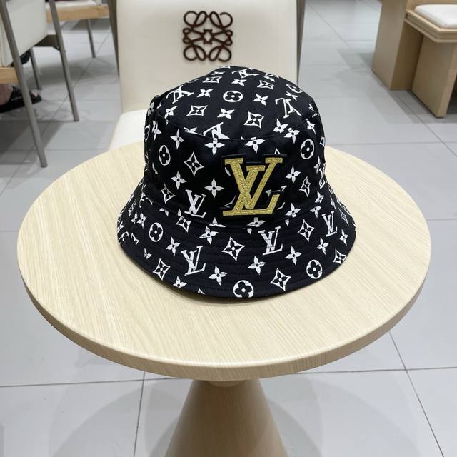 V new style bucket hat, double-sided bucket hat, head circumference 57Cm
