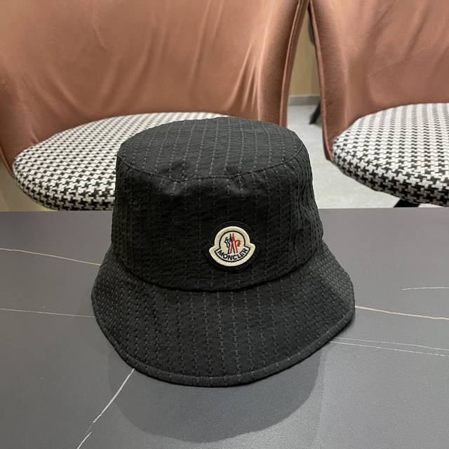 Moncler 2025 new style net red sun protection fisherman hat basin hat spring sum