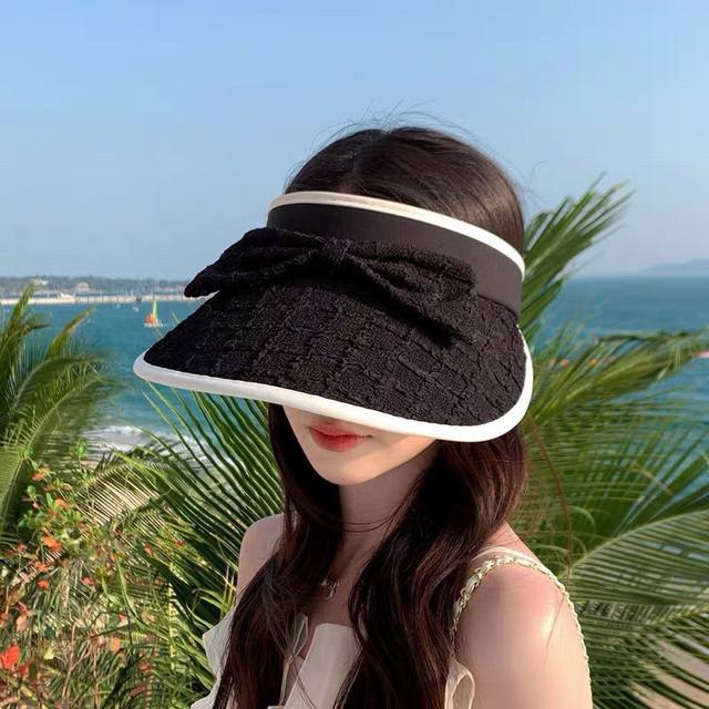 Prada Korean version of the small fragrance style sun hat women's new summer out