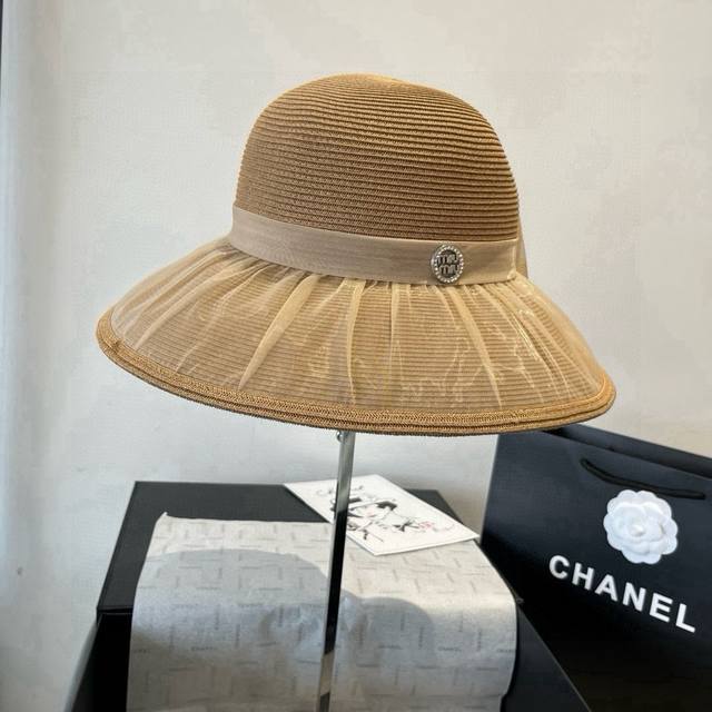 Miumiu new bow basin hat, high-end customization, head circumference 57Cm