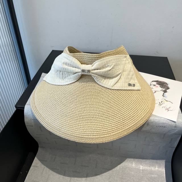 Miumiu new bow-knot straw hat