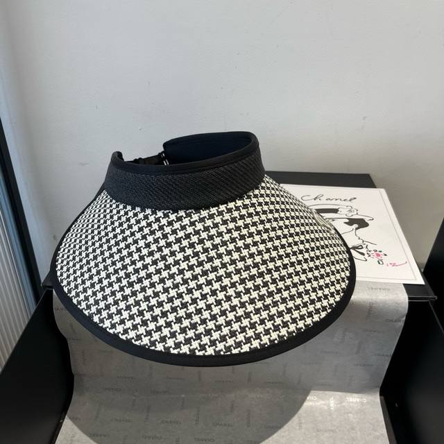 Chanel hollow top sun hat