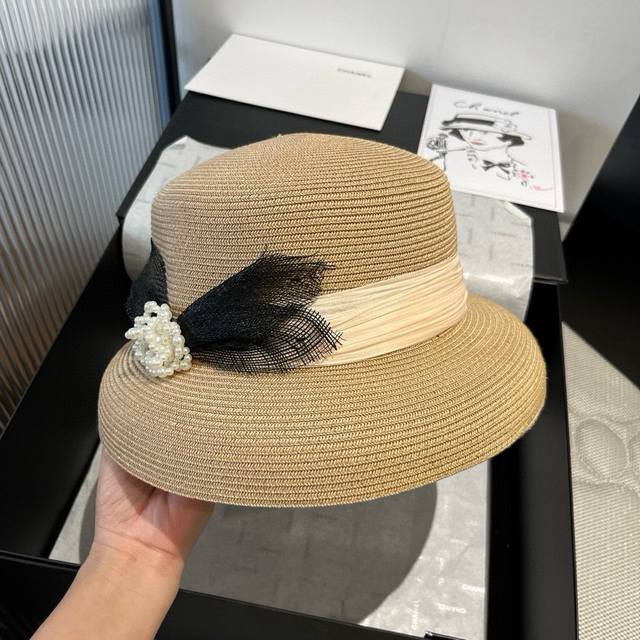Celine, new basin hat, with linen accessories, full of celebrity style, head cir