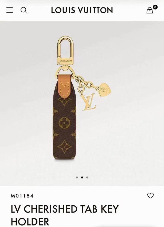 Louis Vuitton official website M011824 Lv bag charms and keychain pendants Lv Ch