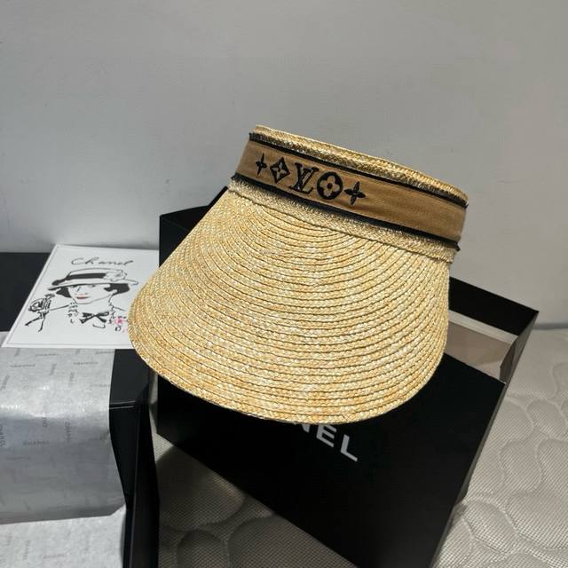 Louisvuitton 2025 new hollow top sun hat, original product