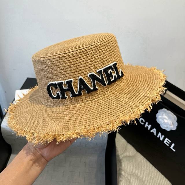 Chanel flat hat