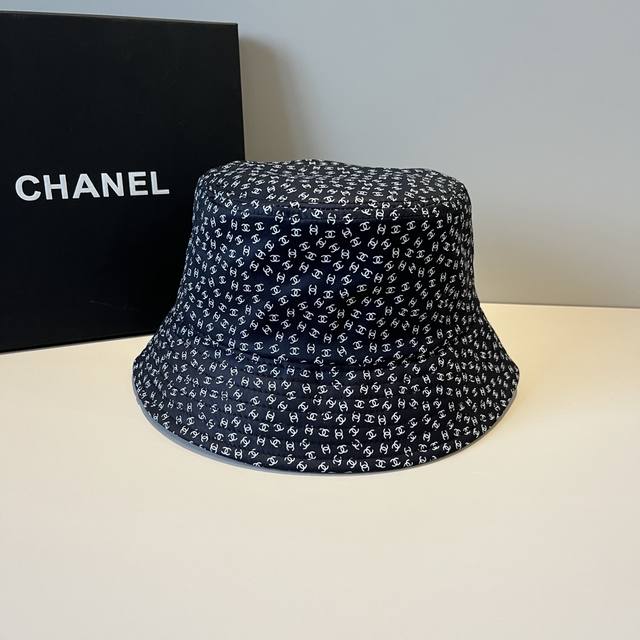 Chanel official new bucket hat, classic and simple, fashionable and casual desig