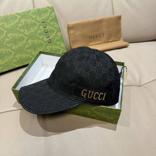 New arrival! Comes with packaging bag, Gucci new original baseball cap, gold-sta
