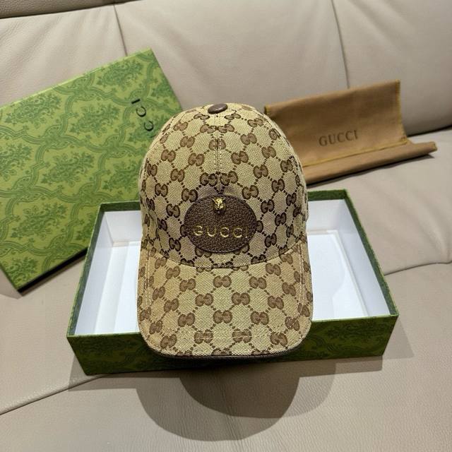 with packaging bag, Gucci new original baseball cap, tiger head, latest counter