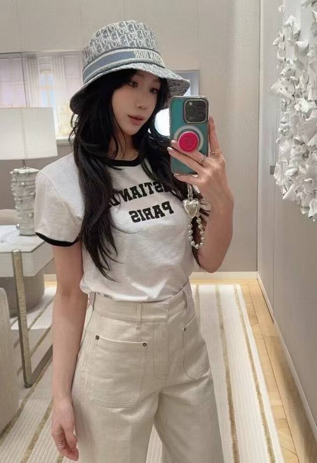 Running volume Dior new style old flower letter ribbon bucket hat Super lady, de