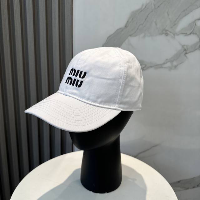 Miumiu canvas baseball cap, one-to-one mold customization, head circumference 57