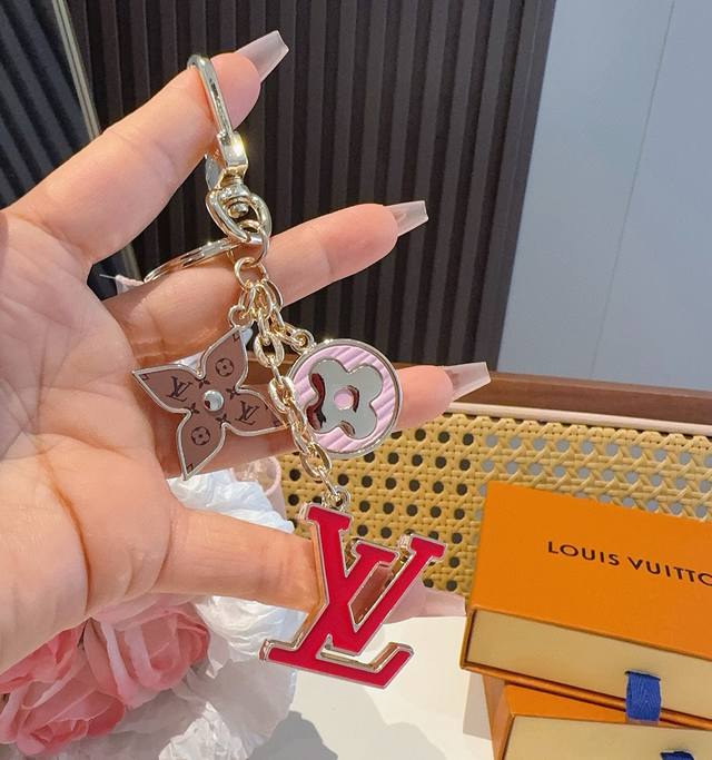 Lv keychain bag pendant The Spring Street Chain bag charm transforms classic ele
