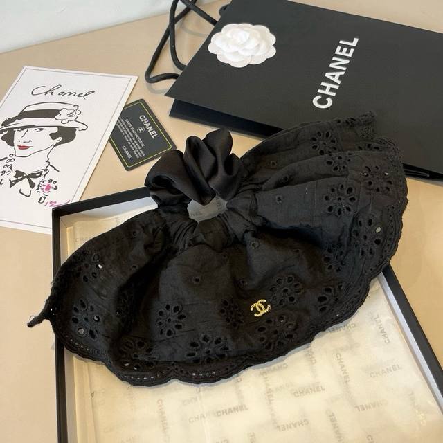 Chanel Chanel bow hairband black