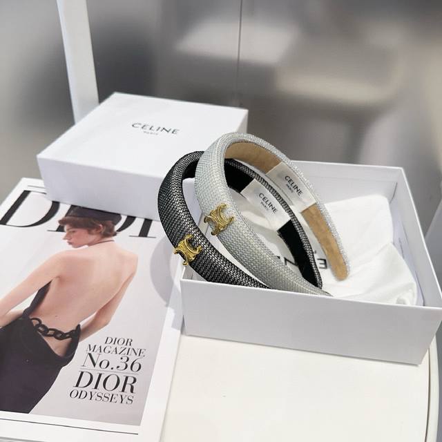 with box Celine Arc de Triomphe new headband, fashionable and trendy, full of ce