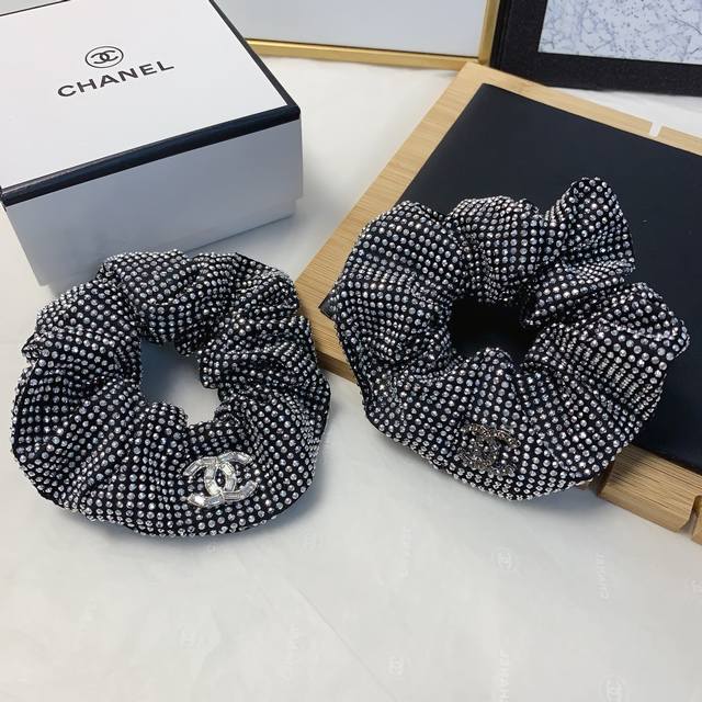 Chanel Xiaoxiang Chanel rubber band hot diamond full diamond rubber band hair ri