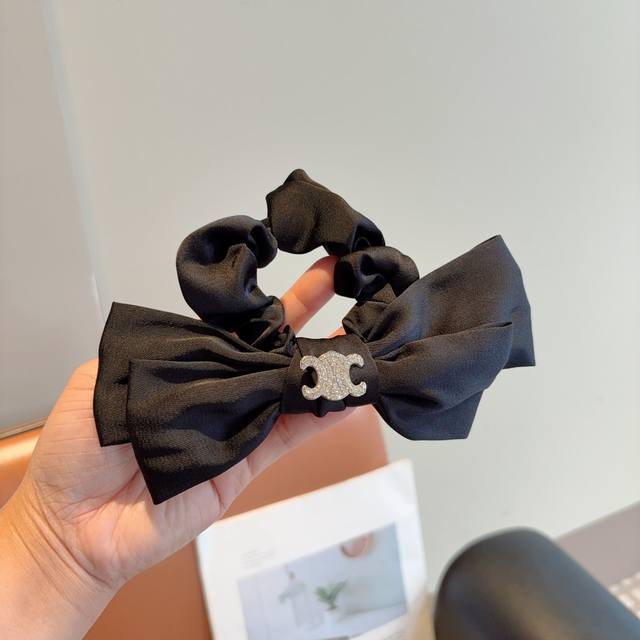 with packaging Celine Arc de Triomphe Internet celebrity bow hairband, exquisite