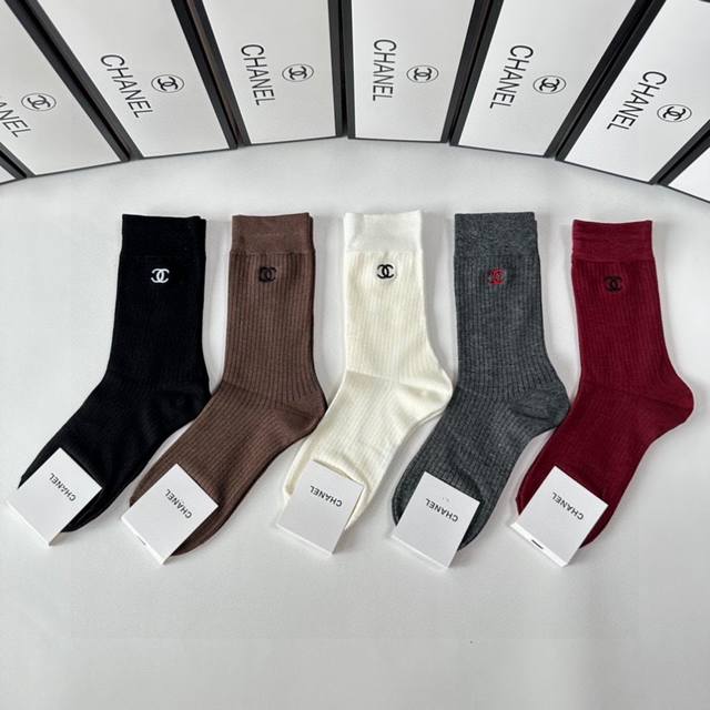 Special packaging Chanel Chanel new classic embroidered combed cotton medium-lon
