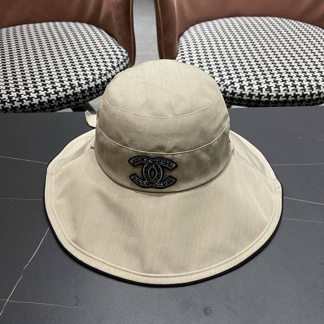 Chanel Chanel 2025 new Korean style bow fisherman hat female spring and summer s