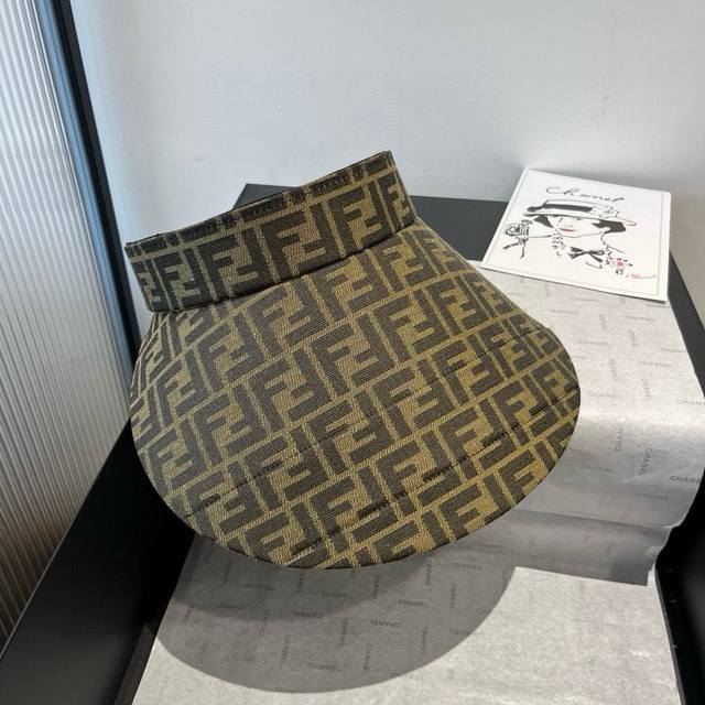 Fd Fendi hollow cap, sun hat, cap, original quality