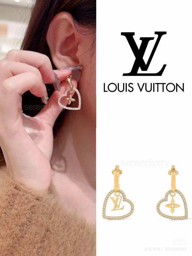 Lv Louis Vuitton Donkey brand hairpin New exquisite hairpin spring clip exquisit