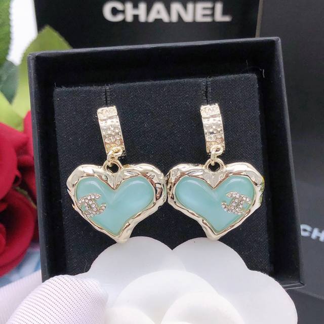Chanel Double C Diamond Earrings